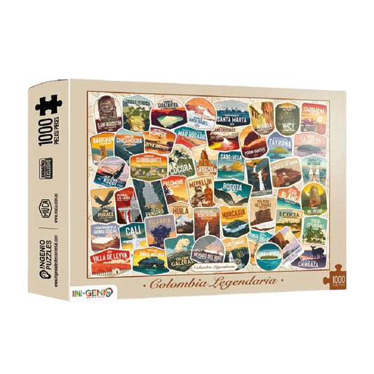 Jigsaw Puzzle Colombia Legendaria 1000-Piece