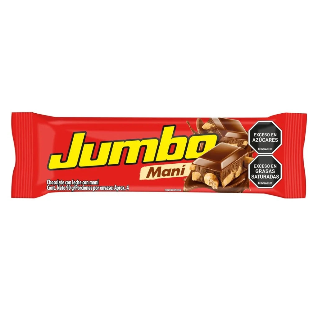 Jumbo Milk Chocolate Bar with Peanuts (90g)