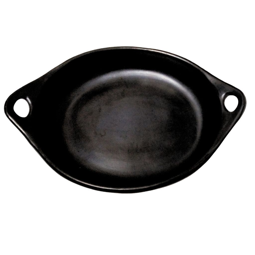 La Chamba Black Clay LARGE Roasting Pans with Handles L36.5cm x W25.5cm x H8cm