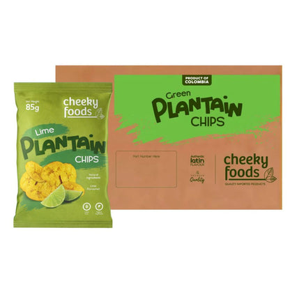 Lime Plantain Chips Cheeky Foods (85g)