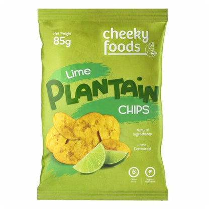 Lime Plantain Chips Cheeky Foods (85g)