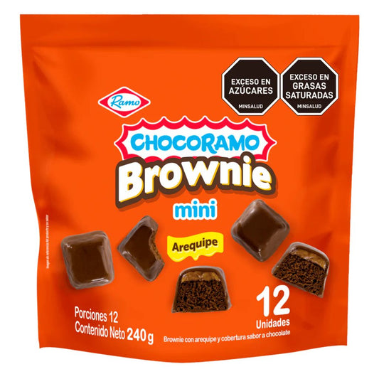 Mini Brownies Arequipe Pack x 12 (240g)