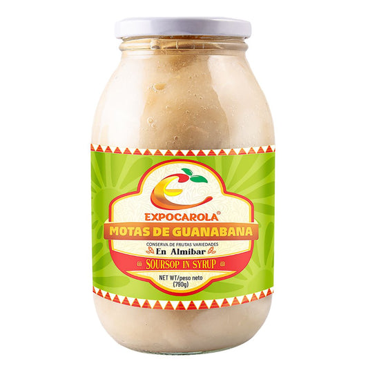Motas de guanabana Soursop in Syrup Expocarola (790g)