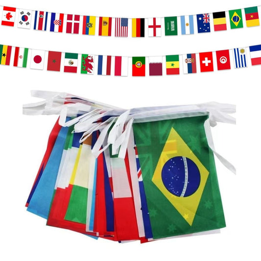 Multi-Country Bunting Flags