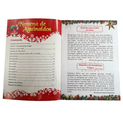Novena & Christmas Carols Book