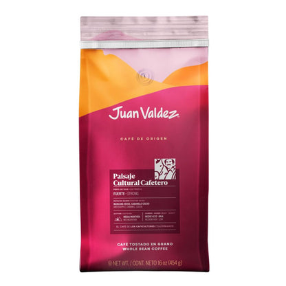 Paisaje Cultural Cafetero Gourmet Beans Colombian Coffee Juan Valdez (454g)