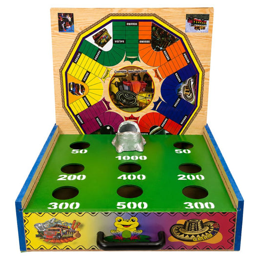 Parques & Rana Toad in the Hole Game Set Portable Edition