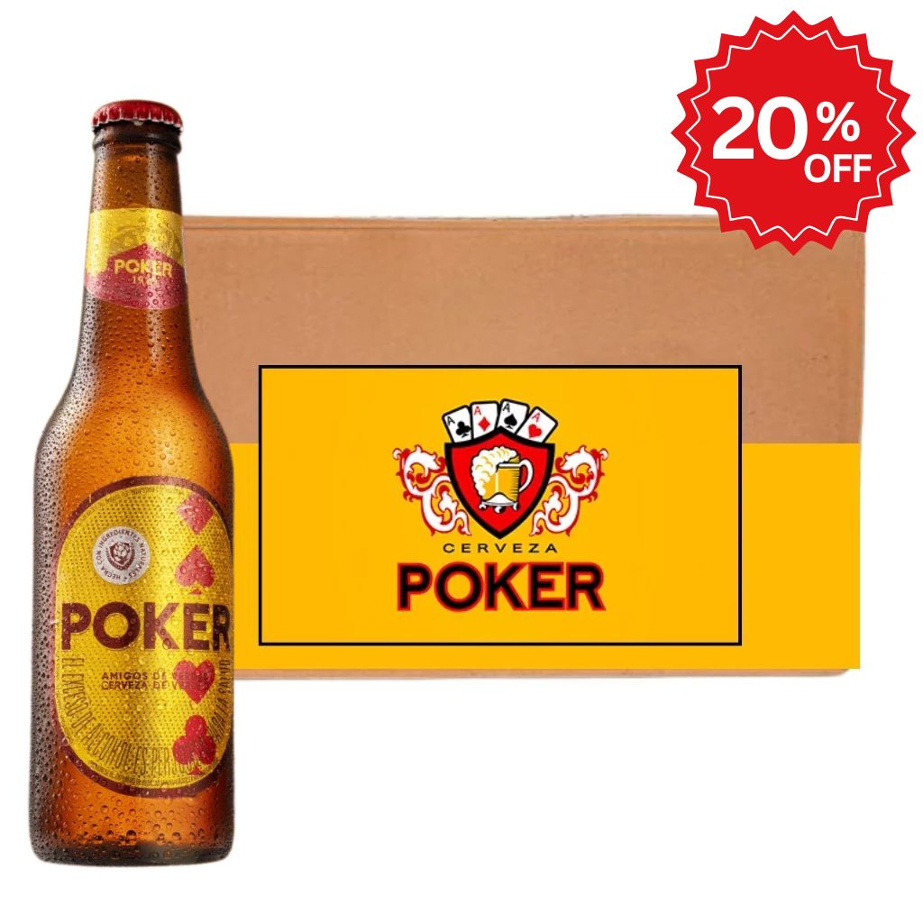 Poker Beer Box (24 x 330ml)