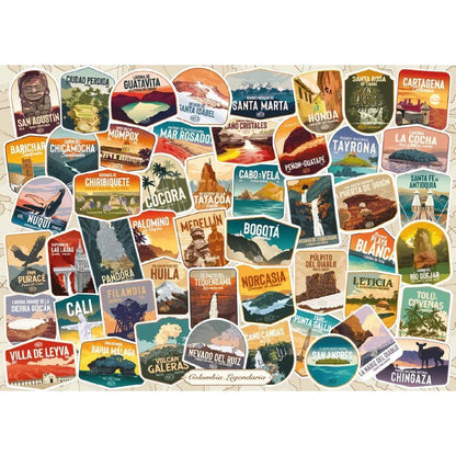 Jigsaw Puzzle Colombia Legendaria 1000-Piece