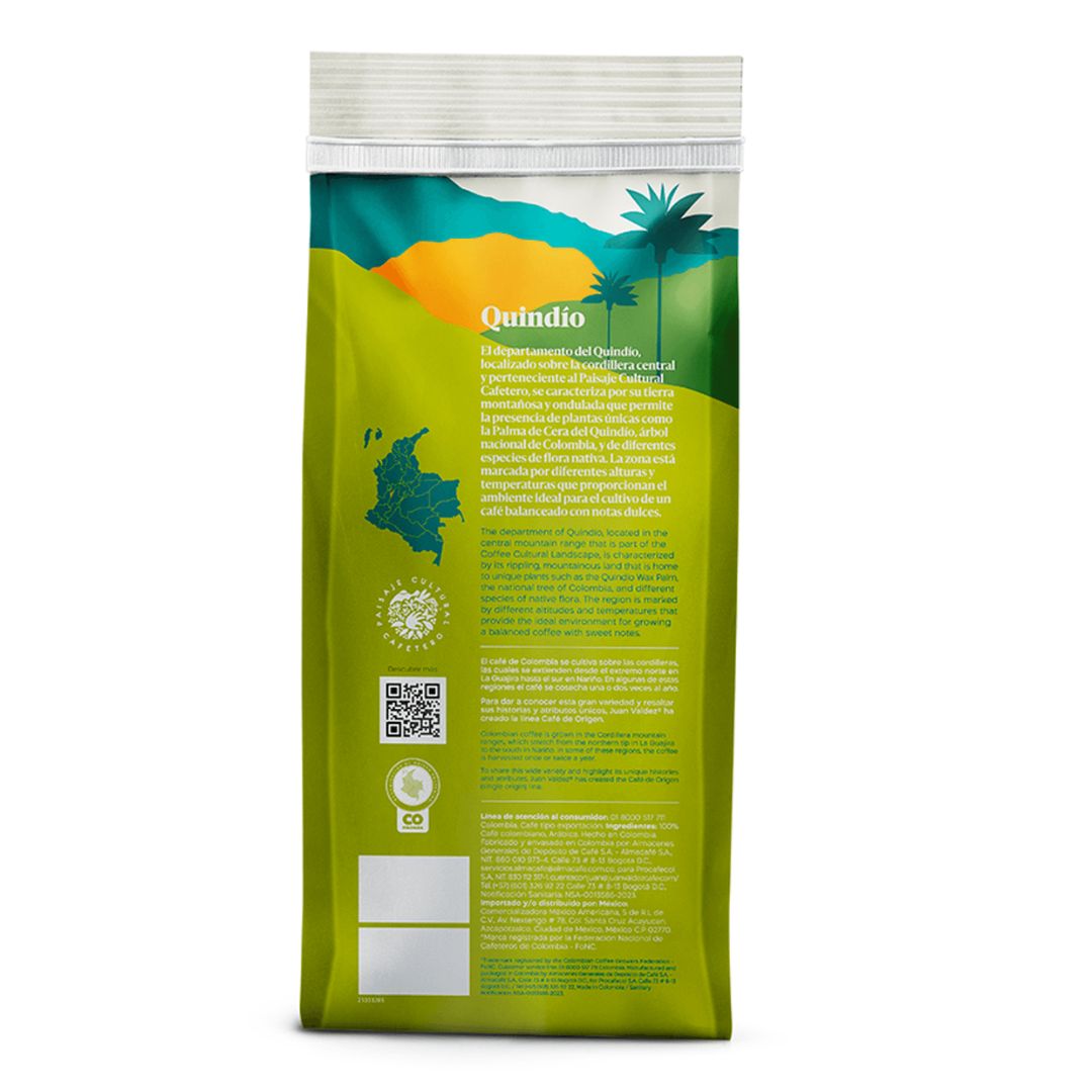 Quindio Gourmet Beans Colombian Coffee Juan Valdez (454g)