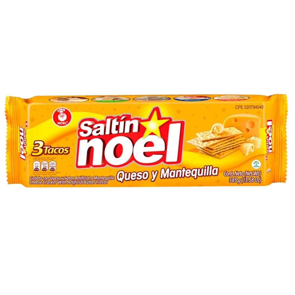 Saltin Crackers Cheese and Butter Noel Tc x 3 (385g)