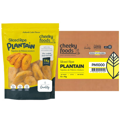 Frozen Sliced Ripe Plantain Box (12 x 1Kg)