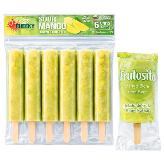 Sour Mango Biche Icy Pole X 6 units (420g)