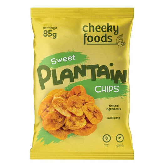 Sweet Plantain Chips Cheeky Foods (85g)
