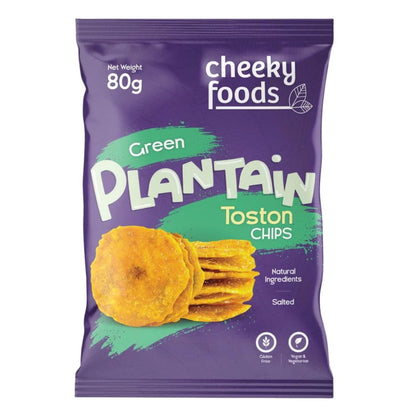 Toston Plantain Chips Cheeky Foods (80g)