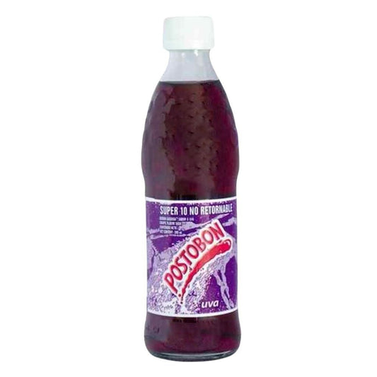 Uva Grape Soda Postobon Bottle (300 ml)