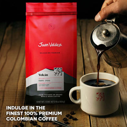 Volcan Premium Beans Colombian Coffee Juan Valdez (454g)