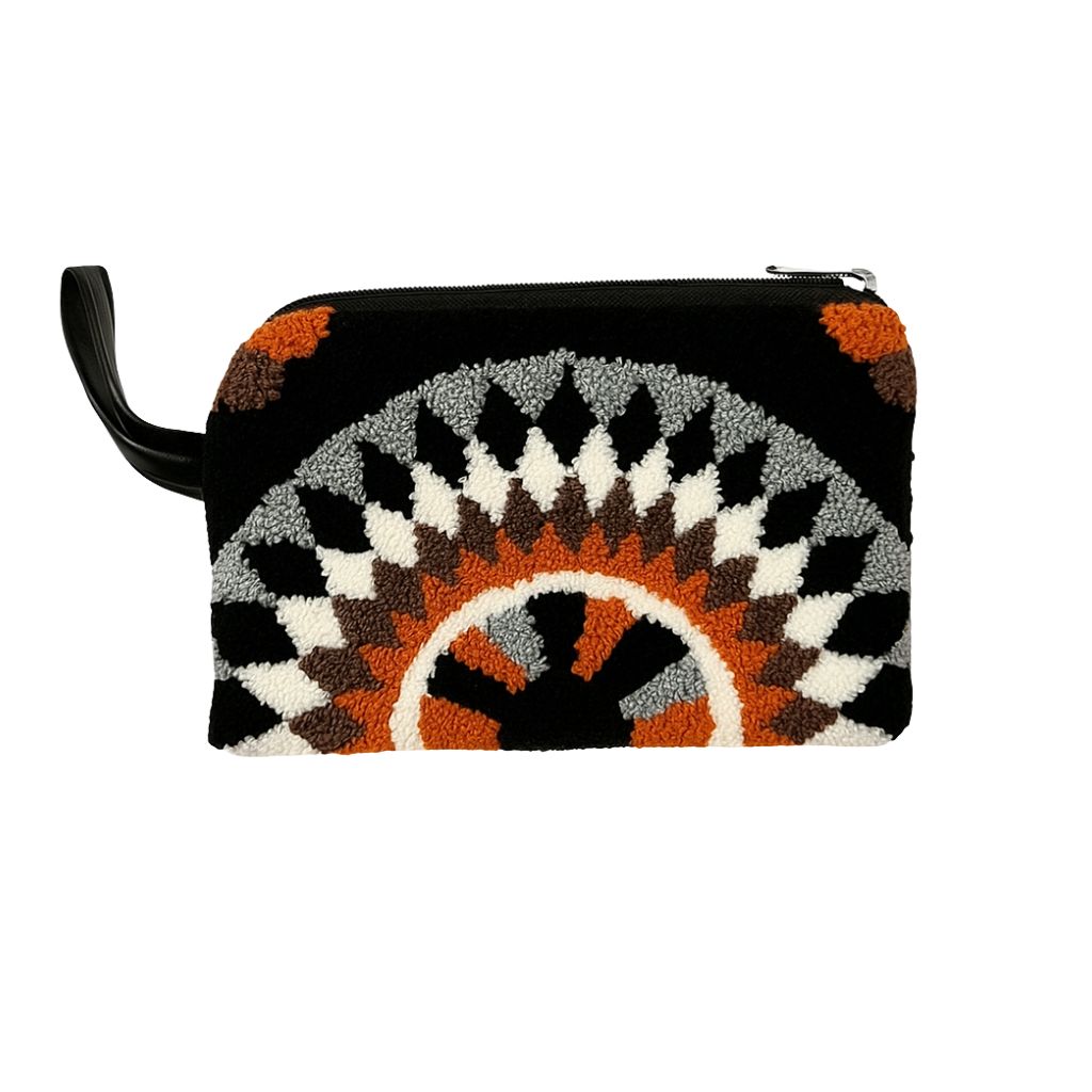 Wayuu Hand-Crocheted Clutch Earth Colour Small W 18 cm x L 12cm