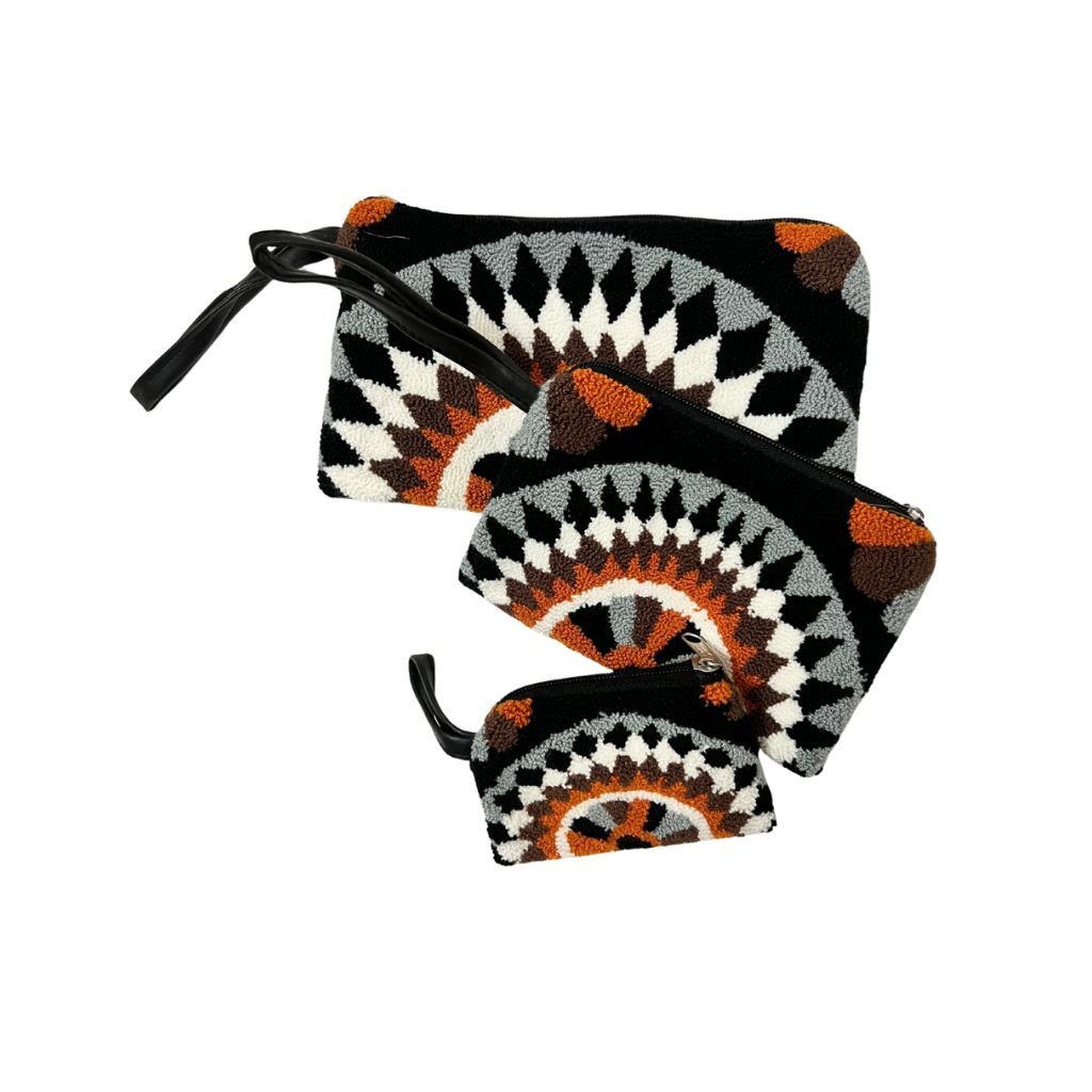 Wayuu Hand-Crocheted Clutch Earth Colour W 15 cm x L 25 cm