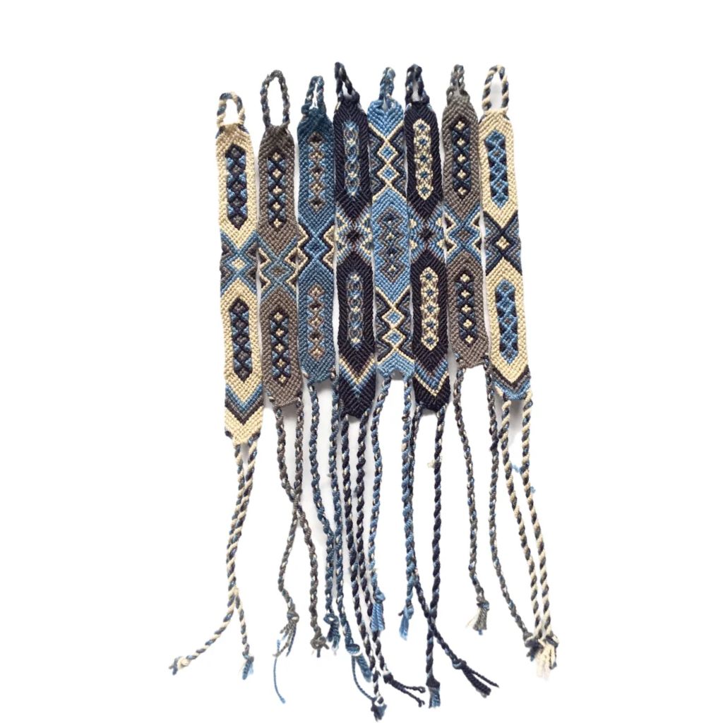 Wayuu Macrame Friendship Bracelet Dark Tone