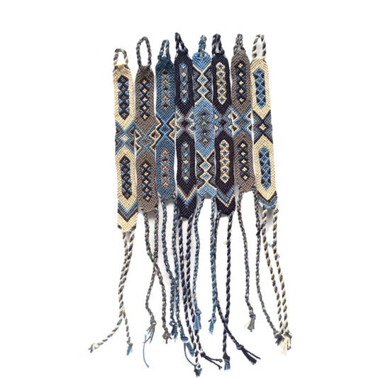 Wayuu Macrame Friendship Bracelet Dark Tone