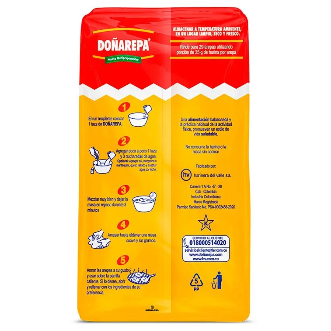 Yellow Corn Flour Donarepa (1Kg)