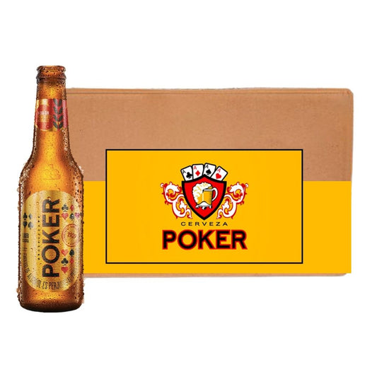 CASE Poker Beer Bottle (330 ml x 24)
