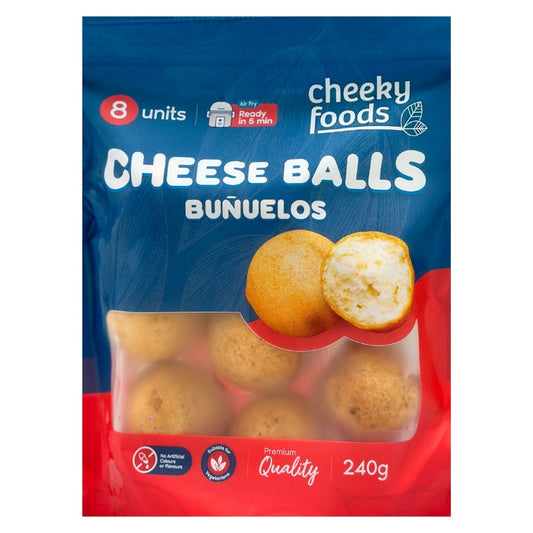 Buñuelos Cheese Balls x 8 Cheeky Foods (240g)