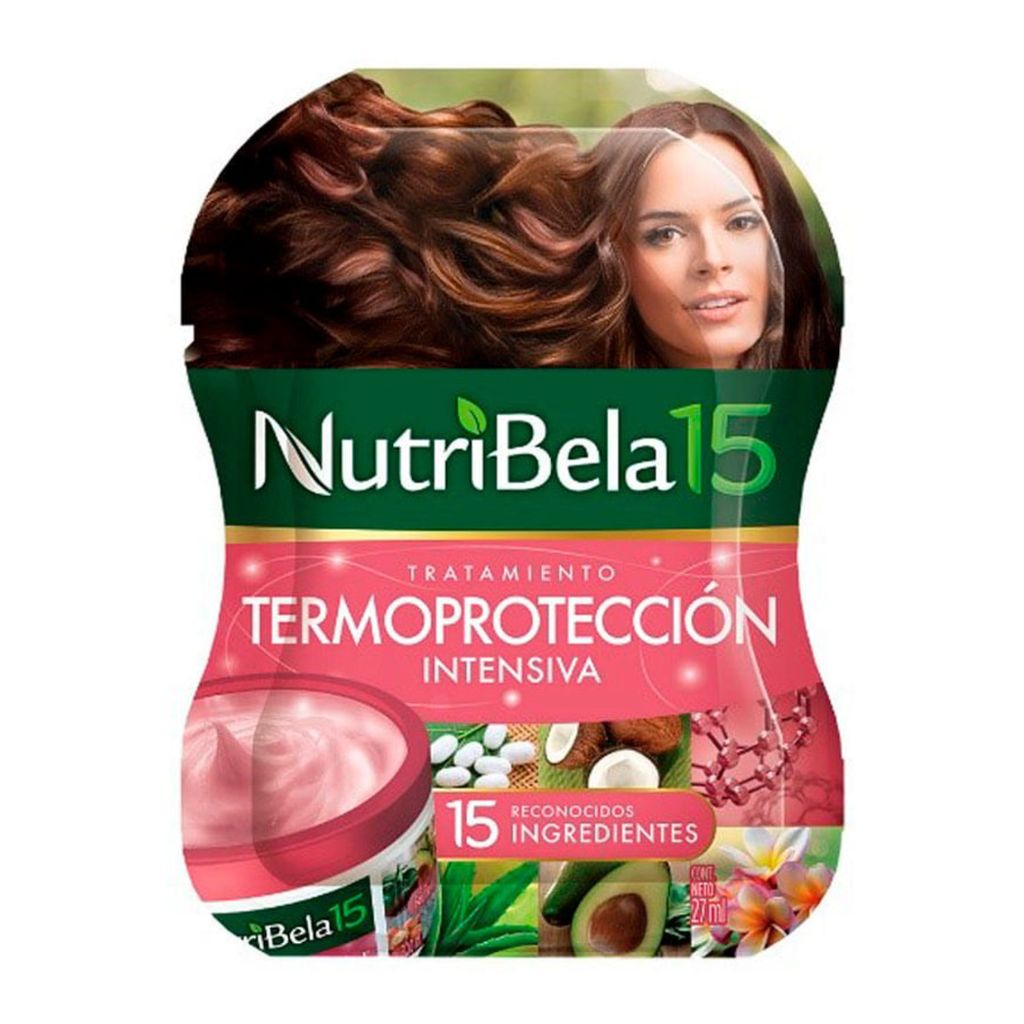 Intensive Heat Protection Hair Mask Treatment Nutribela Sachet (27ml)