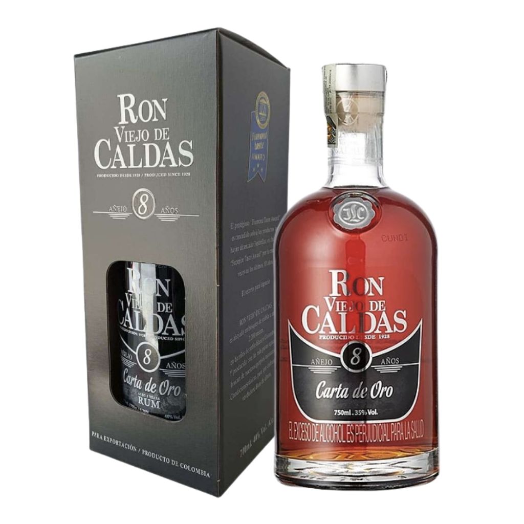 Ron Viejo de Caldas Carta de Oro 8 Years Rum (700 ml) – Cheeky Foods