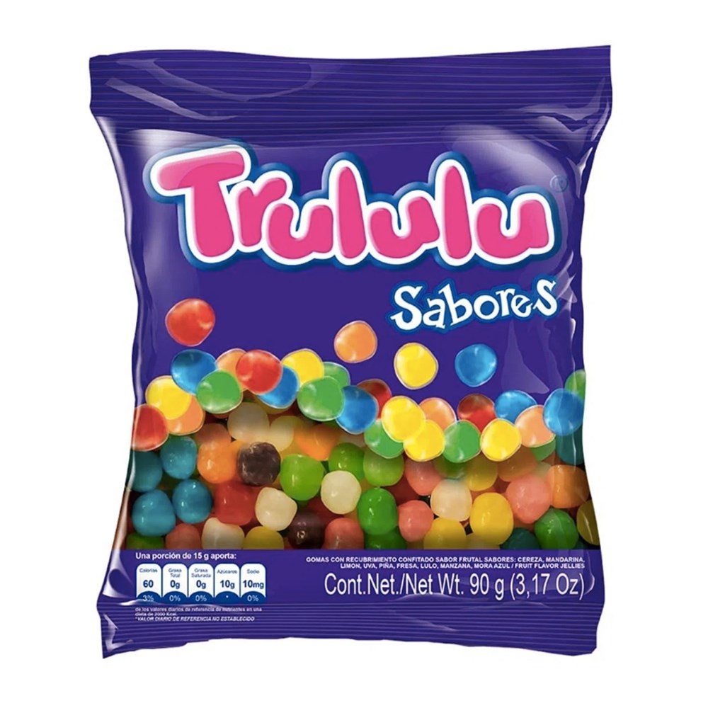 Trululu Gummi Flavours Sabores (90g)